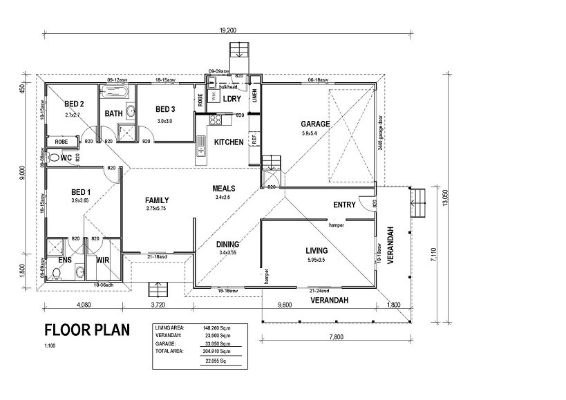 Cloverdale Floor Plan