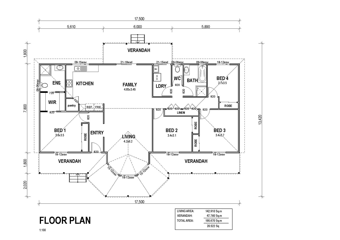 Seacrest Floor Plan