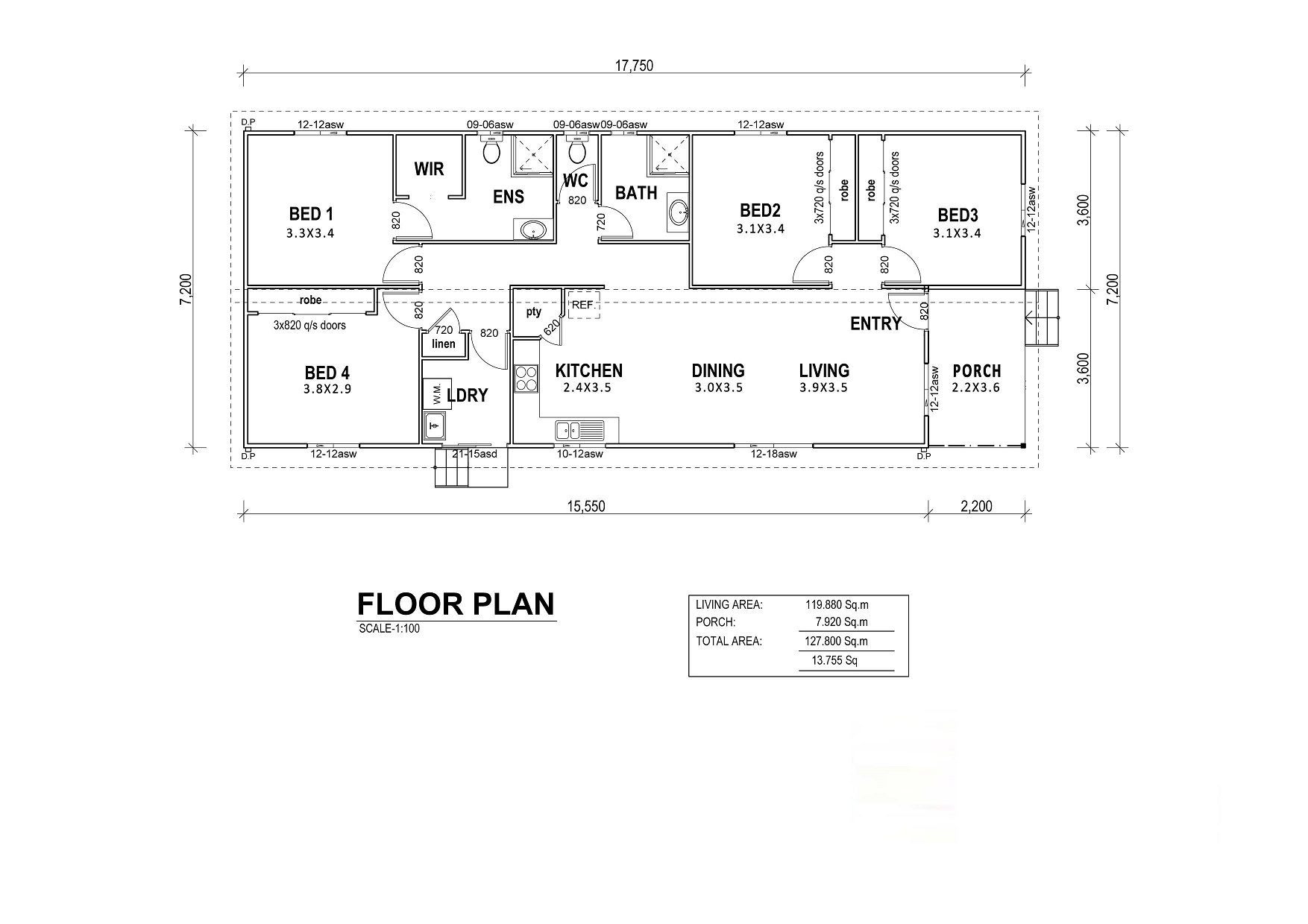 Villetta Floor Plan